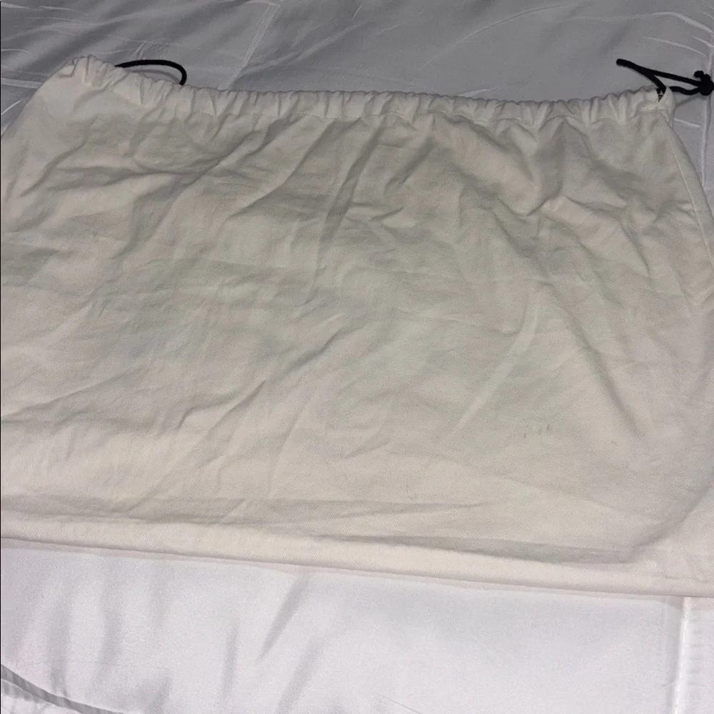Coach Cream Dust Bag with Black Logo - Picture 4 of 4